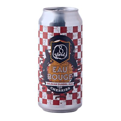 8 Wired Eau Rouge Belgian Dubbel Ale with Cherries 440ml Can