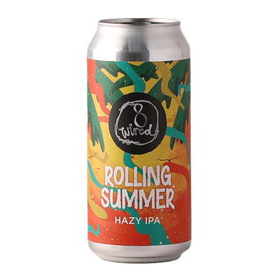 8 Wired Rolling Summer Hazy IPA 440ml Can