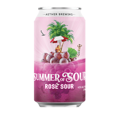 Aether Summer of Sour Rose Sour Ale 2021 375ml Can