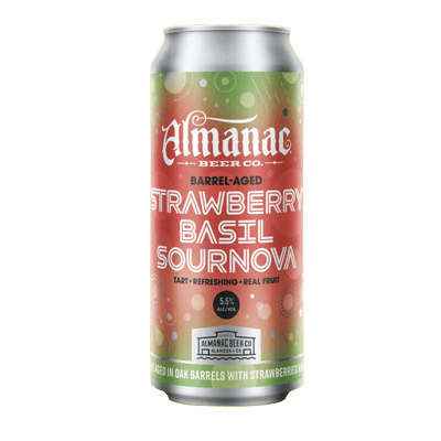 Almanac Beer Strawberry Basil Sournova Barrel-Aged Sour Ale