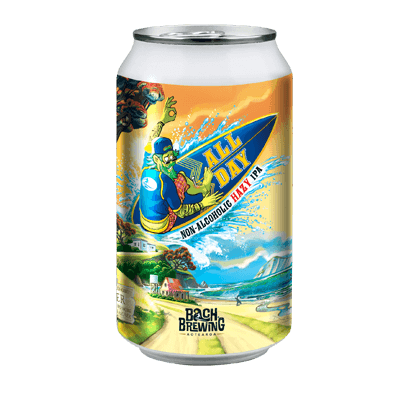 Bach Brewing All Day Non-Alcoholic Hazy IPA 330ml Can