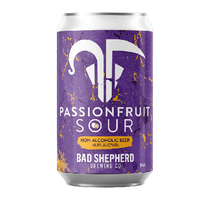 Bad Shepherd Alcohol Free Passionfruit Sour Ale 355ml Can