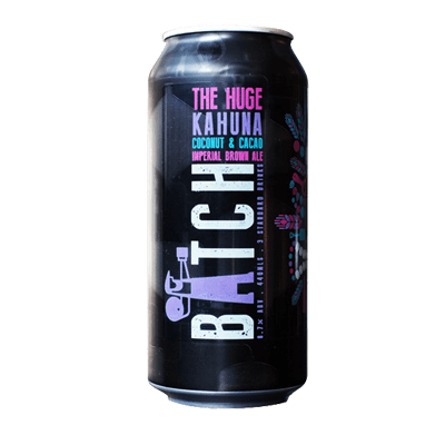 Batch The Huge Kahuna Coconut & Cacao Imperial Brown Ale 375ml Can
