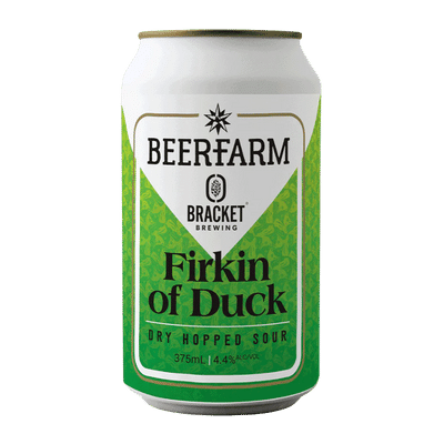 Beerfarm x Bracket Firkin of Duck Dry Hopped Sour 375ml Can