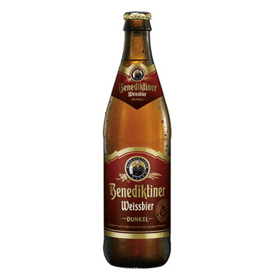 Benediktiner Weissbier Dunkel 500ml Bottle