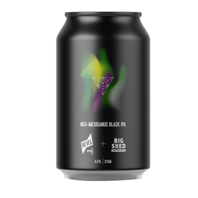 Revel/Big Shed Neo-Mexicanus Black IPA 375ml Can