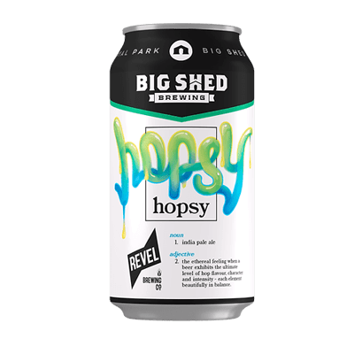 Big Shed x Revel Hopsy American IPA 375ml Can