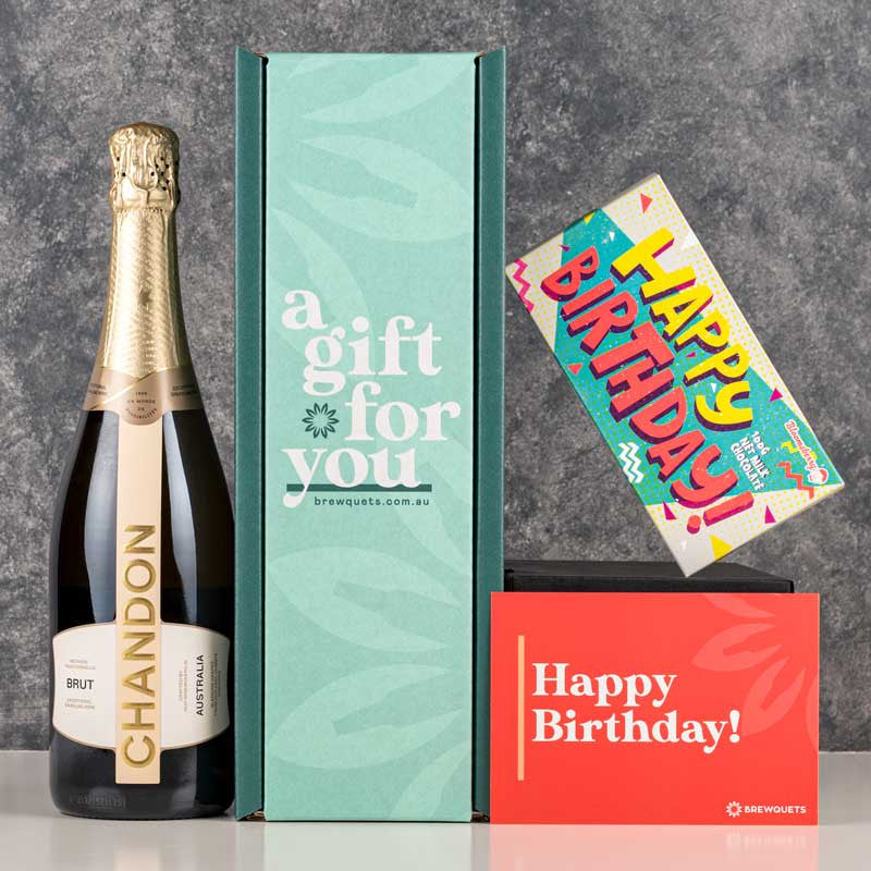 Birthday Sparkling Wine & Chocolate Hamper