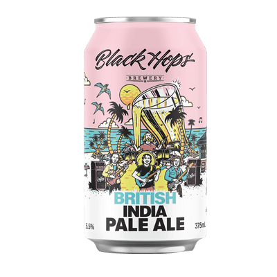 Black Hops British India Pale Ale 375ml Can