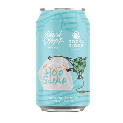 Black Hops x Rocky Ridge Hop Swap Cross-Continental IPA 375ml Can