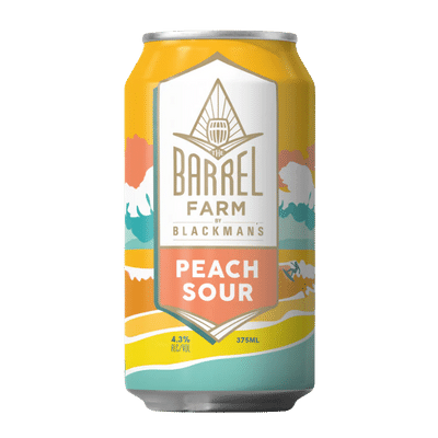 Blackman's Barrel Farm Peach Sour 375ml Can