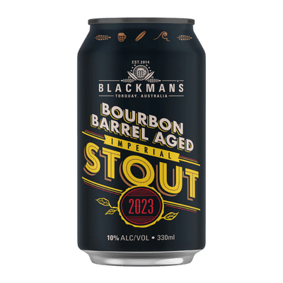 Blackman's Bourbon Barrel Aged Imperial Stout 2023 330ml Can