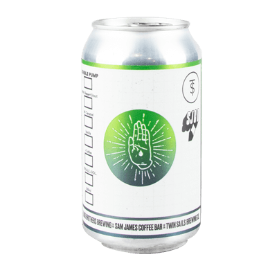 Blood Brothers x Twin Sails Brewing Double Pump Nitro Imperial Stout with Caramel, Vanilla & Coffee 355ml Can