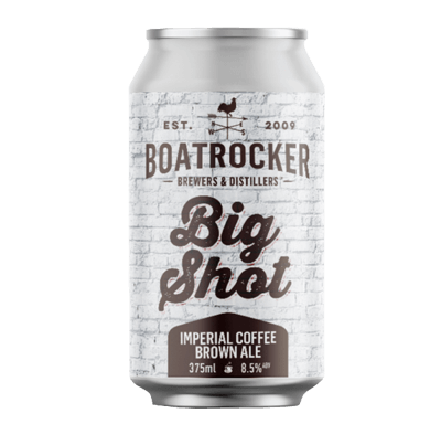 Boatrocker Big Shot Imperial Coffee Brown Ale 375ml Can