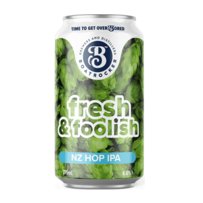 Boatrocker Fresh & Foolish NZ Hop IPA 375ml Can