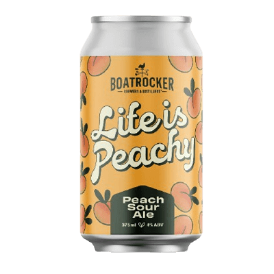 Boatrocker Life Is Peachy Sour Ale 375ml Can