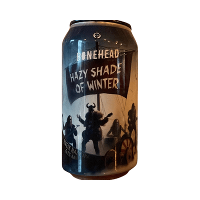 Bonehead Hazy Shade Of Winter Kveik Hazy IPA 375ml Can