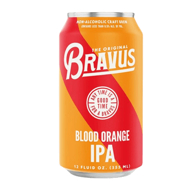 Bravus Non-Alcoholic Blood Orange IPA 355ml Can