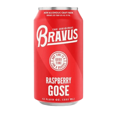 Bravus Non-Alcoholic Raspberry Gose 355ml Can