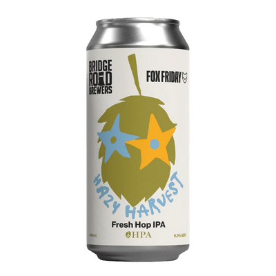 Bridge Road x Fox Friday Hazy Harvest Fresh Hop IPA 440ml Can