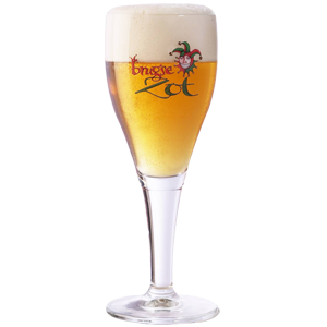 Brugse Zot Stemmed Beer Glass
