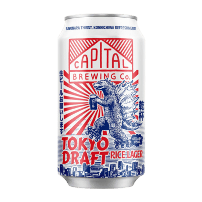 Capital Tokyo Draft Rice Lager 375ml Can