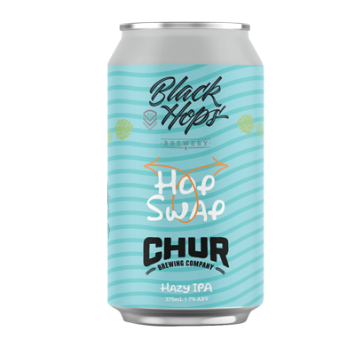 Black Hops/Chur Hop Swap Hazy IPA 375ml Can