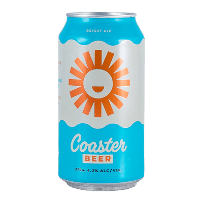 Coaster Bright Ale 375ml Can