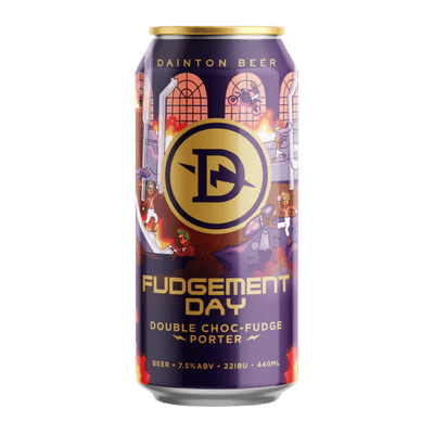 Dainton Fudgement Day Double Choc-Fudge Porter 440ml Can