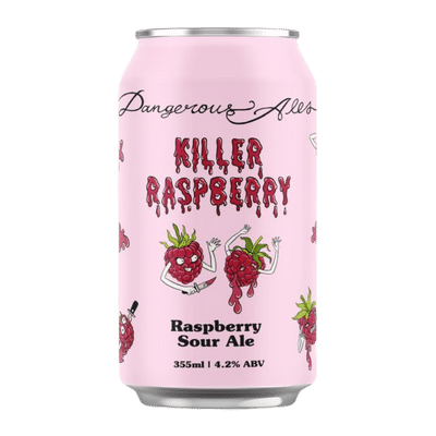 Dangerous Ales Killer Raspberry Sour Ale 355ml Can