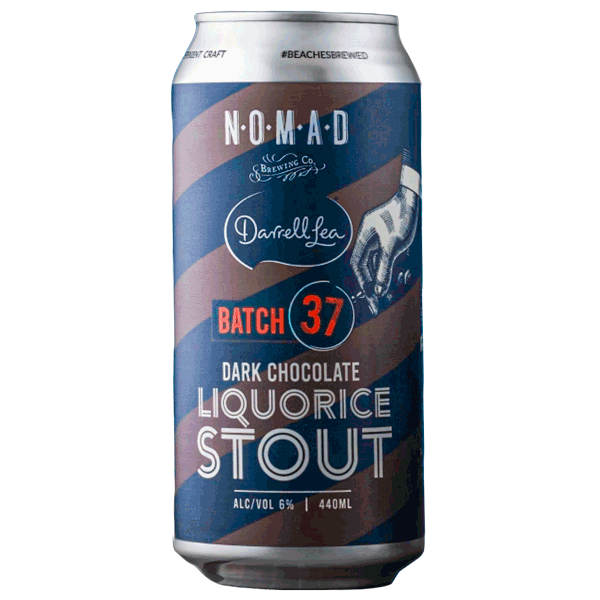 Nomad/Darrell Lea Batch 37 Dark Chocolate Liquorice Stout 440ml Can