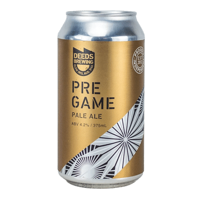 Deeds Pre Game Pale Ale 375ml Can
