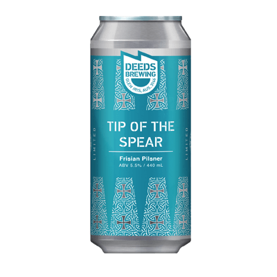 Deeds Tip Of The Spear Frisian Pilsner 440ml Can