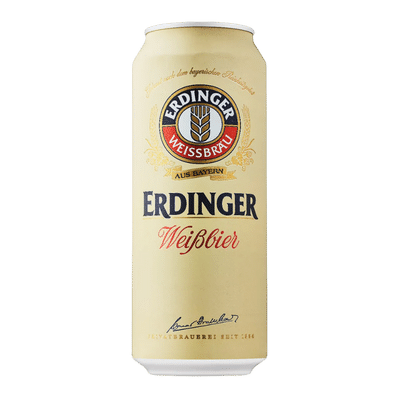 Erdinger Weissbier Hefeweizen 500ml Can
