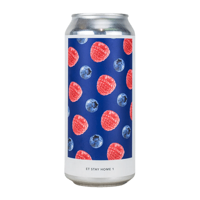 Evil Twin Brewing ET Stay Home 1: Blueberry, Raspberry Sour IPA 473ml Can