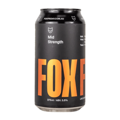 Fox Friday Mid Strength Lager 375ml Can