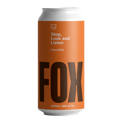 Fox Friday Stop, Look and Listen Hazy DIPA 440ml Can