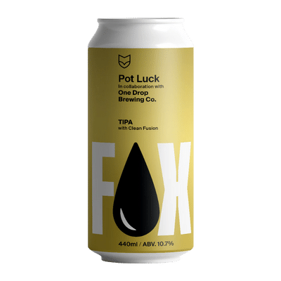 Fox Friday x One Drop Pot Luck Triple Hazy IPA  440ml Can