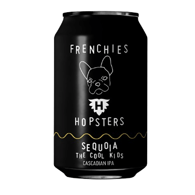 Frenchies Hopsters The Cool Kids Sequoia Cascadian Dark IPA 330ml Can