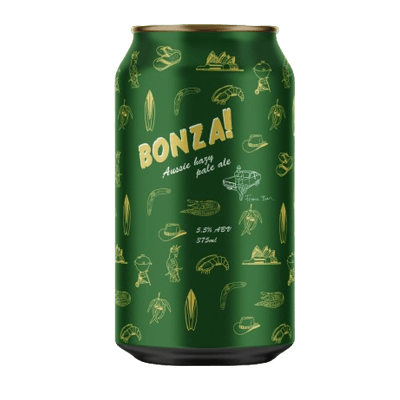 From Ben Bonza! Aussie Hazy Pale Ale 375ml Can