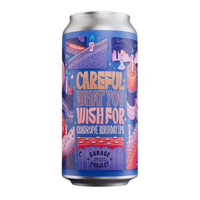 Garage Project Careful What You Wish For Quadruple Birthday IPA 440ml Can