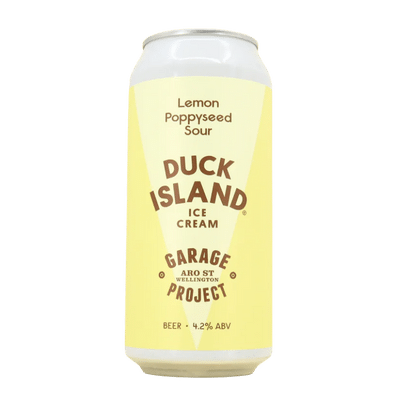 Garage Project x Duck Island Lemon Poppyseed Sour 440ml Can