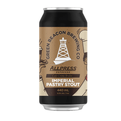 Green Beacon Cafe Creme Brulee Imperial Pastry Stout 440ml Can