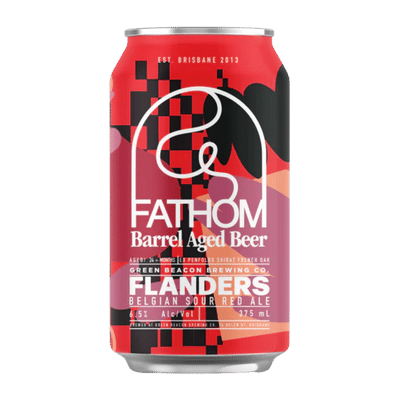 Green Beacon Fathom Flanders Belgian Sour Red Ale 375ml Can