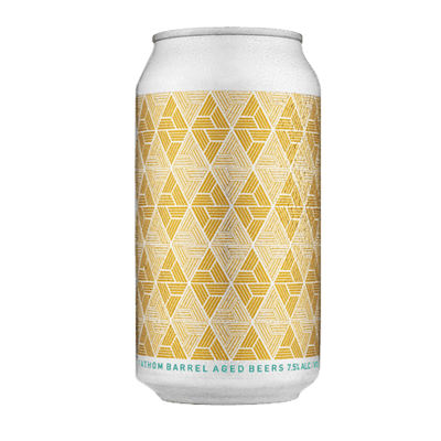 Green Beacon Fathom Silfra Sour Golden Ale in Shiraz Barrels