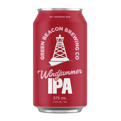 Green Beacon Windjammer IPA 375ml Can