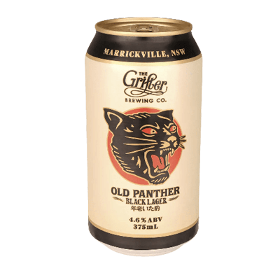 Grifter Old Panther Black Lager 375ml Can