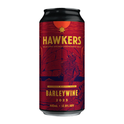 Hawkers Bourbon Barrel Aged Barleywine 2023 440ml Can