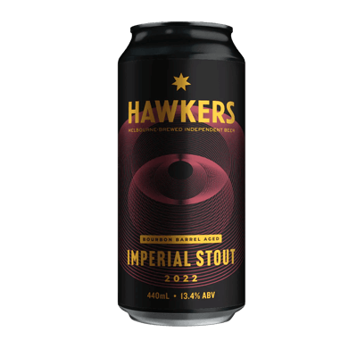 Hawkers Bourbon Barrel Aged Imperial Stout 2022 440ml Can