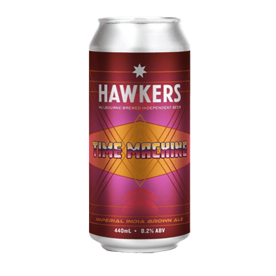 Hawkers Time Machine Imperial India Brown Ale 440ml Can